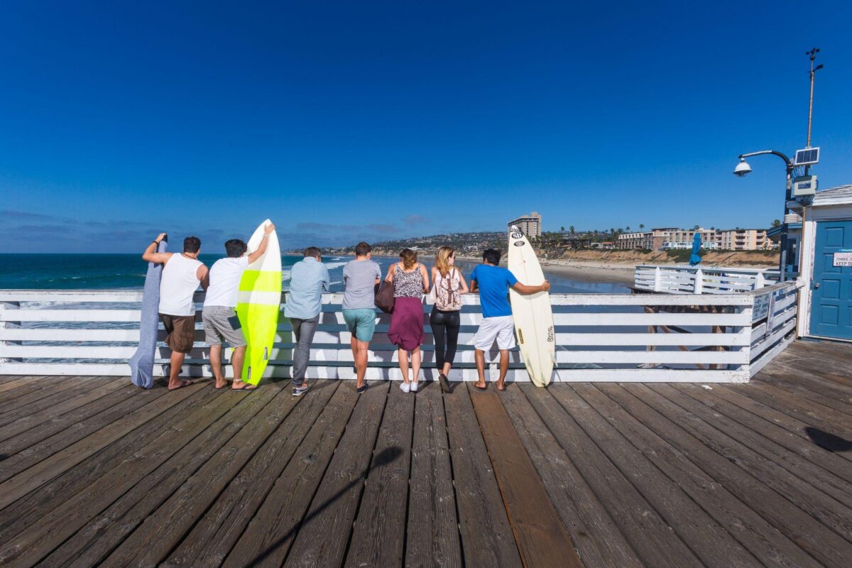 CELサンディエゴ サーフィン ビーチ