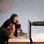 UNO students visited the Kiewit Lumninarium as part of Discover with Durango on Thursday, Nov. 16, 2023, in Omaha, Nebraska.