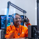 November 17, 2022 New York, NY Students at Mercy College Manhattan pose for photos. Photograph by Kenneth Gabrielsen.